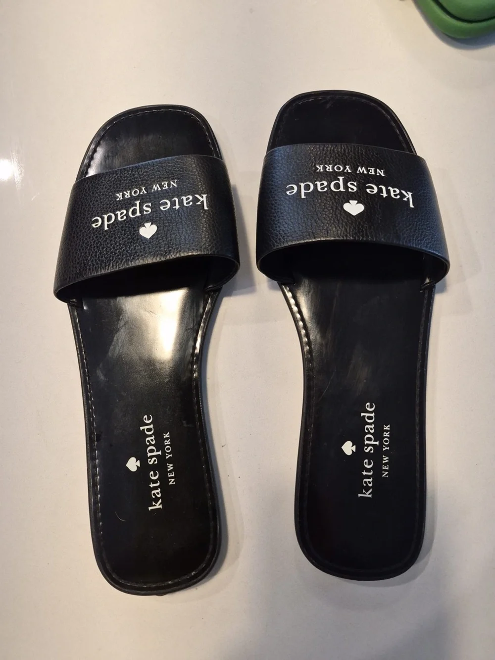 Kate Spade Black Slide Sandals size 10